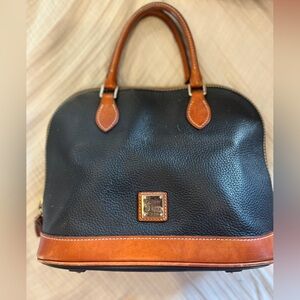 Dooney & Bourke Black and Tan Classic Vintage